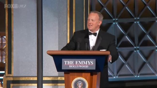 Sean Spicer's surprise Emmys appearance