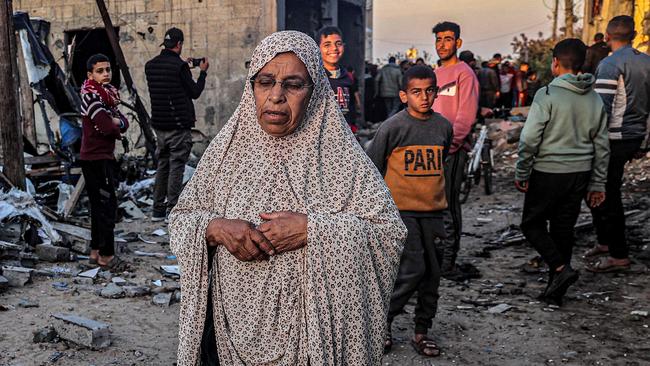 The city of Rafah on Sunday. Picture: Said Khatib/AFP