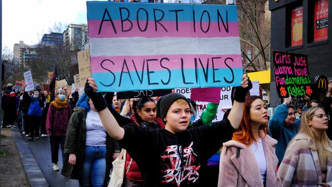 Many people have been vocal about women’s health and abortion rights. Picture: NewsWire / Luis Enrique Ascui