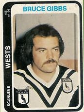 Bruce Gibbs back in his playing days.