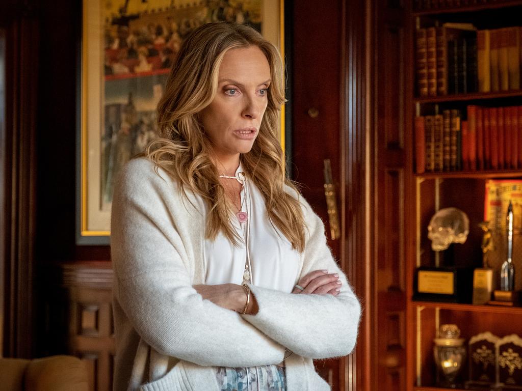 Toni Collette stars as Joni Thrombey.