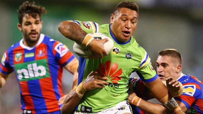 Josh Papalii could be on the way out of Canberra. (Mark Nolan/Getty Images)