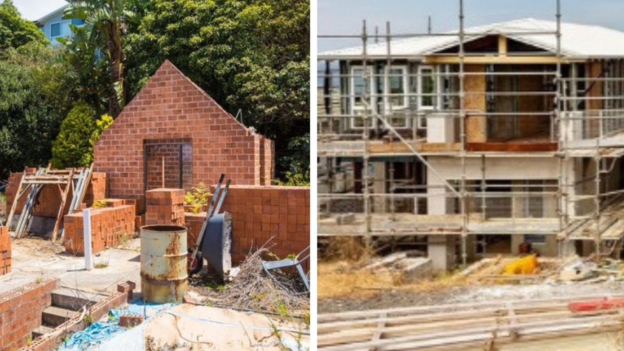 Chilling reason home builds are being abandoned