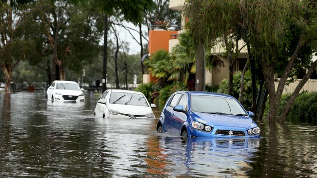 North Haven, south of Port Macquarie was inundated with flood waters on Saturday. Picture: Nathan Edwards