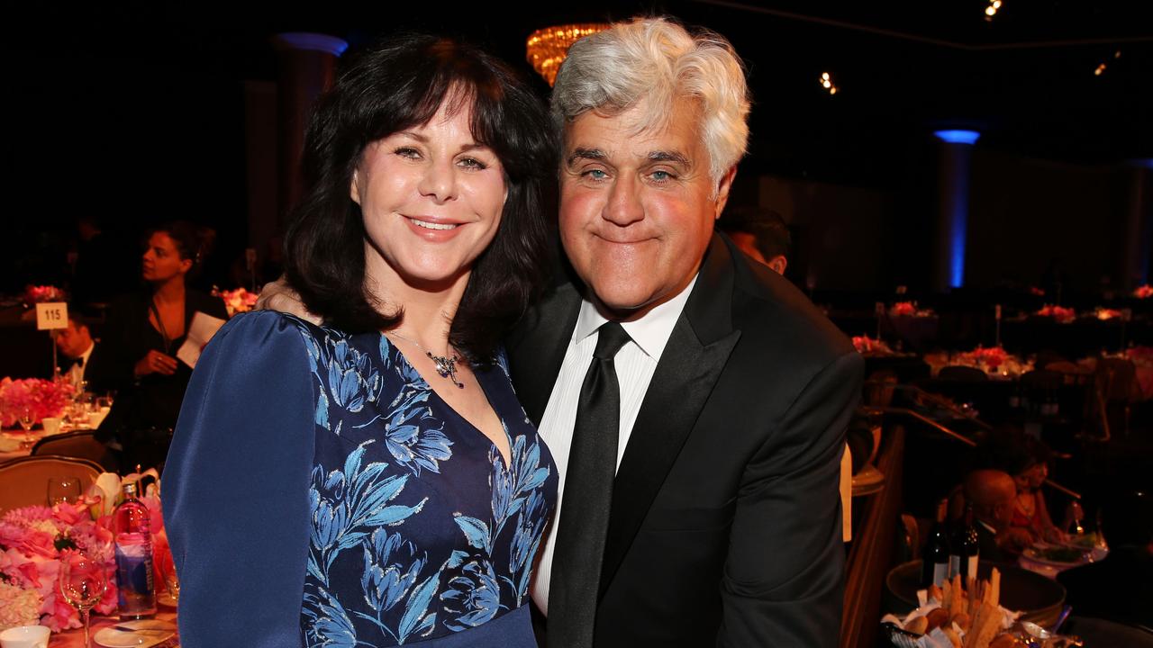 Mavis and Jay Leno in 2012. Picture: Christopher Polk/Getty
