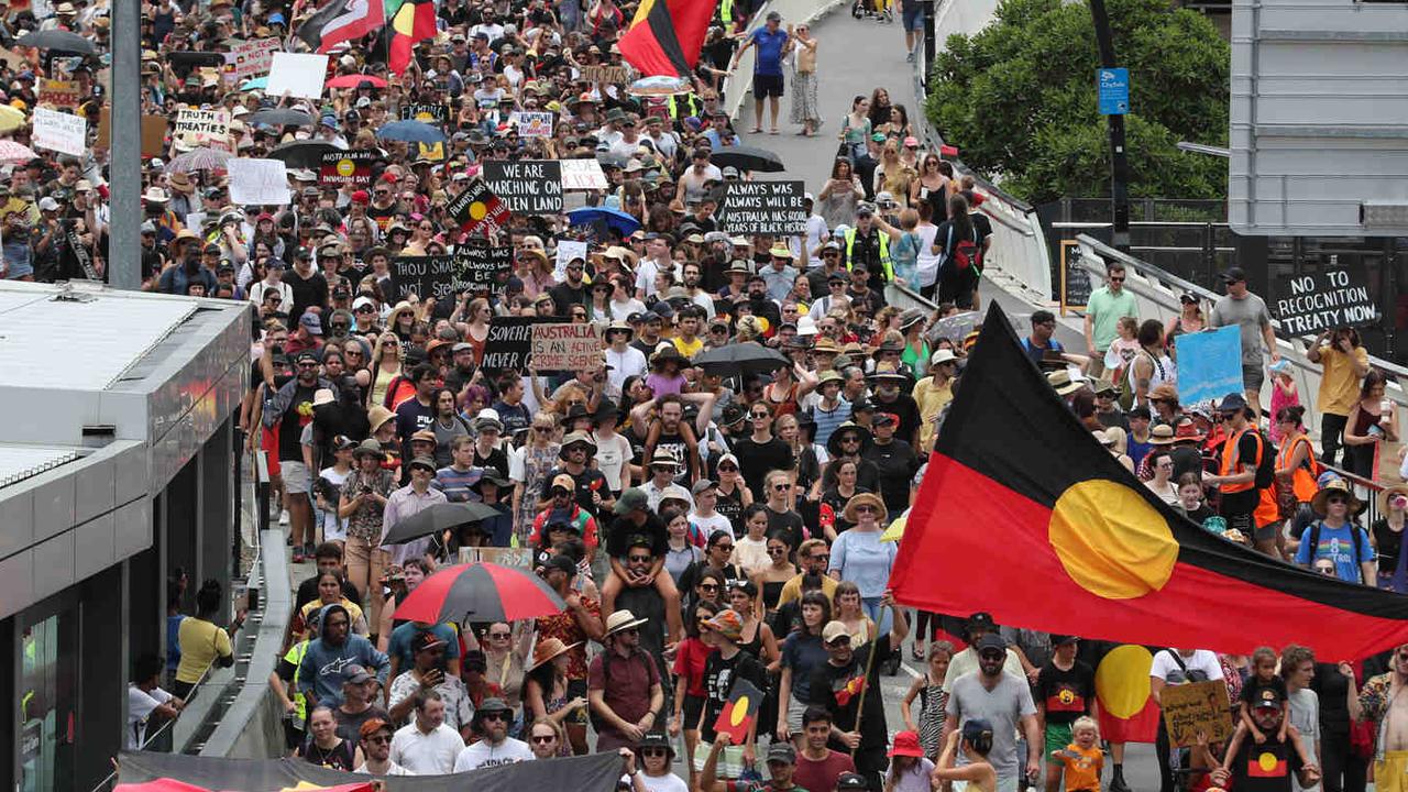 Australia Day protest Brisbane CBD march tipped to be largest ever