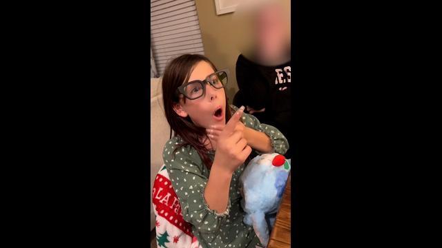 Deaf girl tries on glasses that create real-life subtitles