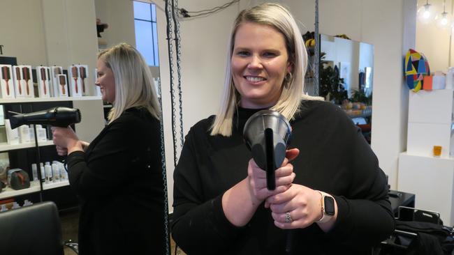 Made in Common hairstylist Cassie Lawrence was voted as Bendigo's best hairdresser for 2021. Picture: Zizi Averill