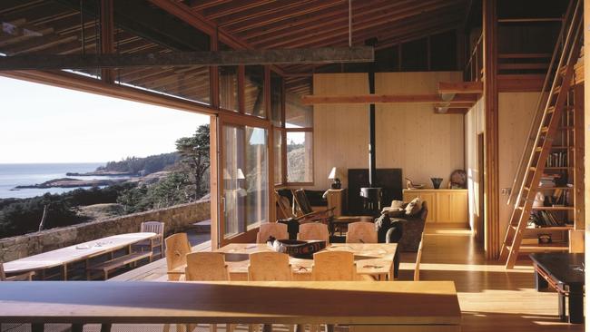 Bill Gates' Washington home on the Pacific coast. Picture: Cutler Anderson Architects.