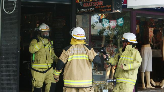 Hot stuff as adult store in Cairns CBD catches fire and causes