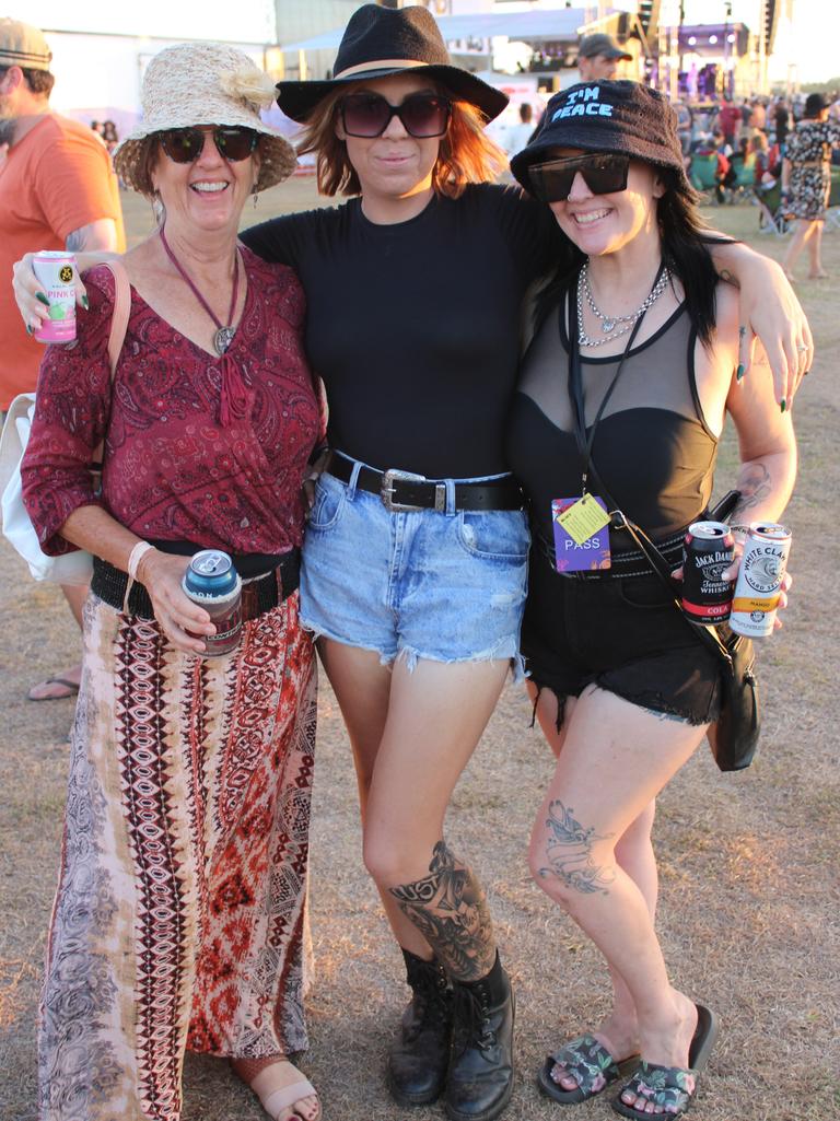 Amy Smith, Lisa Perry and Bekk Barrett enjoyed the Lighthouse Rock 2023 festival on Saturday, October 14.