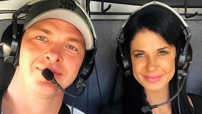 Mr Jenkinson and partner Kosha Richardson-Johnson, who contacted police after she’d received the infringement notice in her late husband’s name.