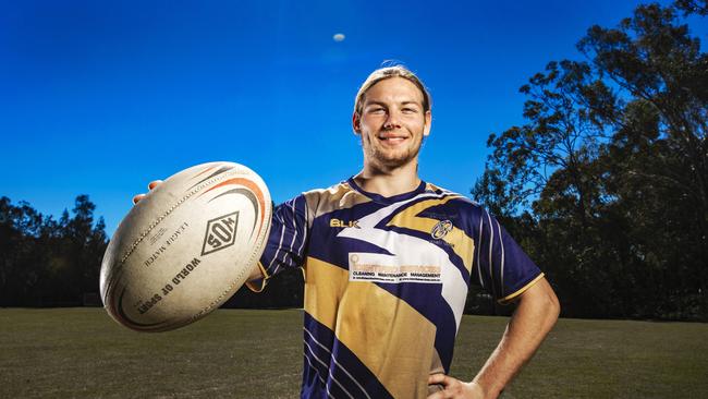 Coombabah SHS rugby league player Jay Blazek. Picture: NIGEL HALLETT