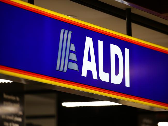 SYDNEY, AUSTRALIA - NewsWire Photos MAY 23, 2021: A general view of Aldi Supermarket signage in Surry Hills in Sydney, Australia. Picture: NCA NewsWire / Gaye Gerard