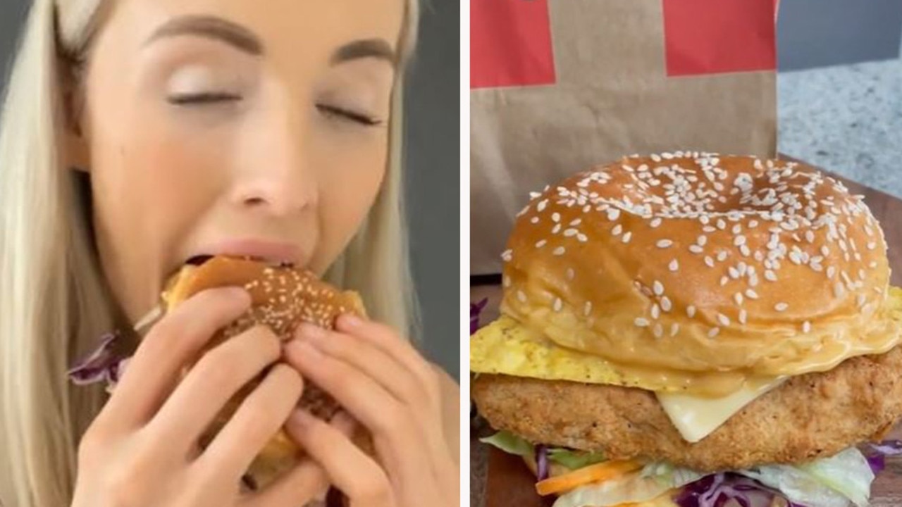 Personal trainer’s ‘KFC Zinger burger’ from Aldi