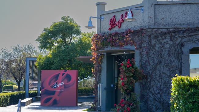 Premier Peter Malinauskas and Foreign minister Penny Wong hosted Chinese Premier Li Qiang for lunch at Penfolds Winery on Sunday. Picture: ABC via NewsWire