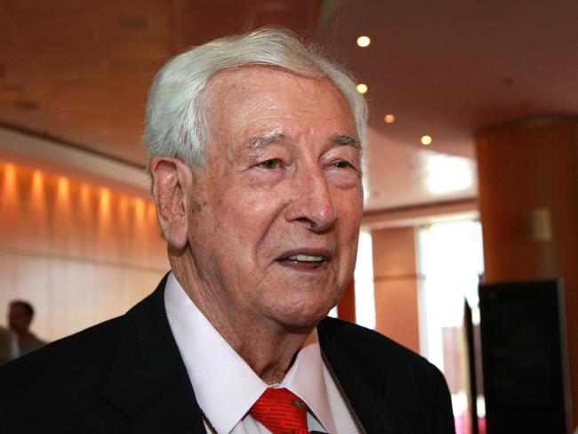 Stakeholder Bruce Gordon arrives at the Network Ten AGM at Star City Hotel, Pyrmont in Sydney.