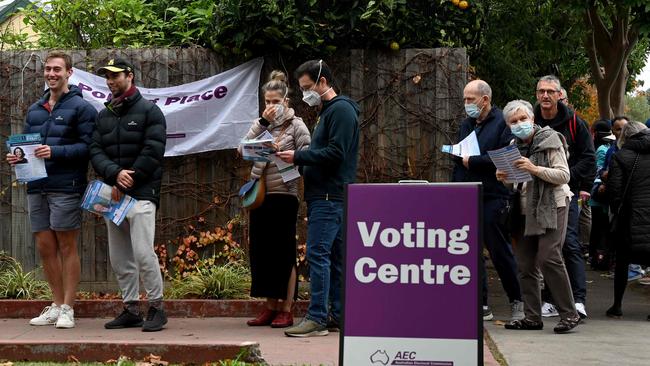 Obviously, pre-poll in person votes are counted on the night. But what we are seeing in this election is a big increase in those who want to vote early.