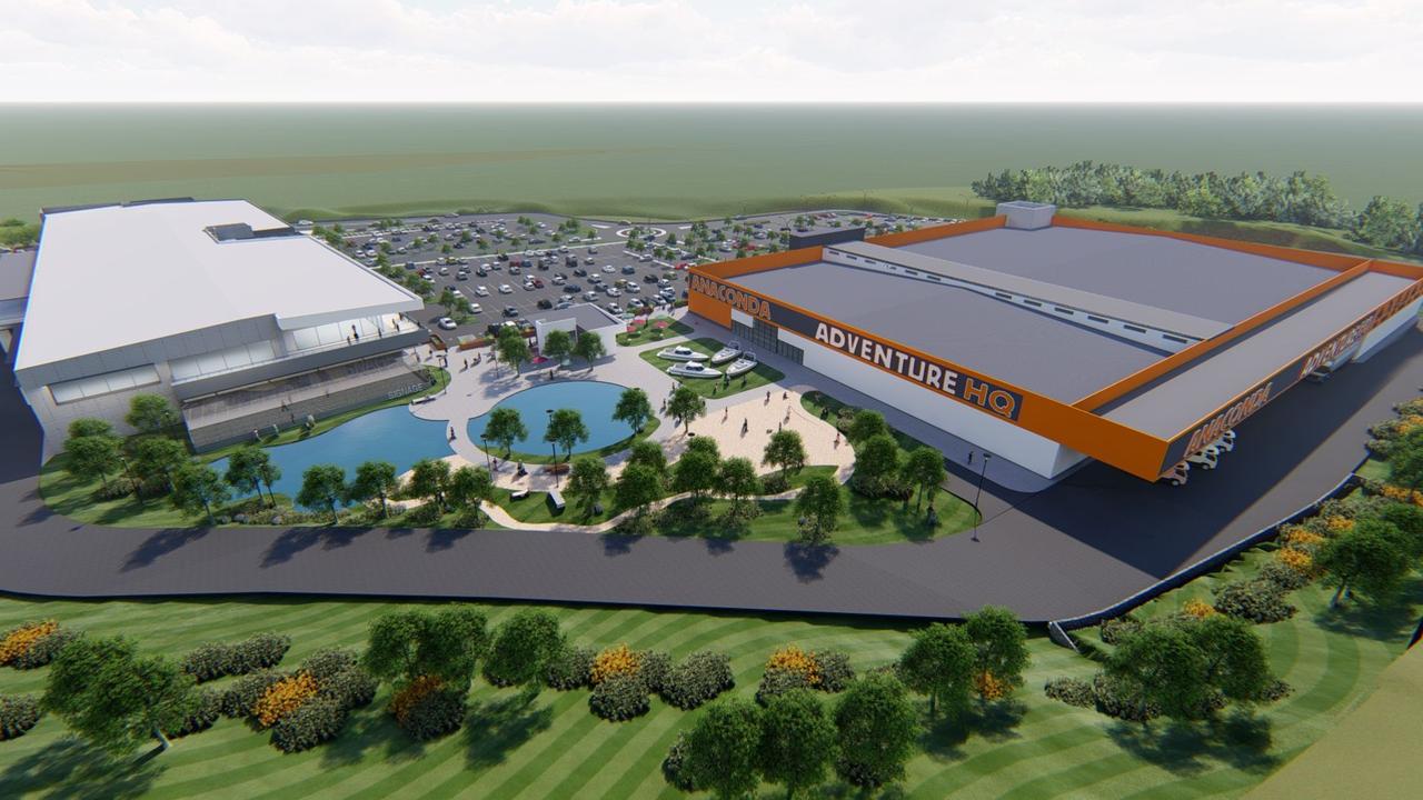 An artist's impression of the Anaconda’s Adenvture HQ warehouse at Brendale.