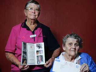 President of Maclean Women’s Bowling Club Eileen O’Keefe and Barbara Bodycote, who did Girl Guides together in their younger years. Barbara met the Queen after receiving an award for Girl Guides, and recently received a thank you note from the Queen after writing her a letter about the monarch’s diamond jubilee. Photo: JoJo Newby