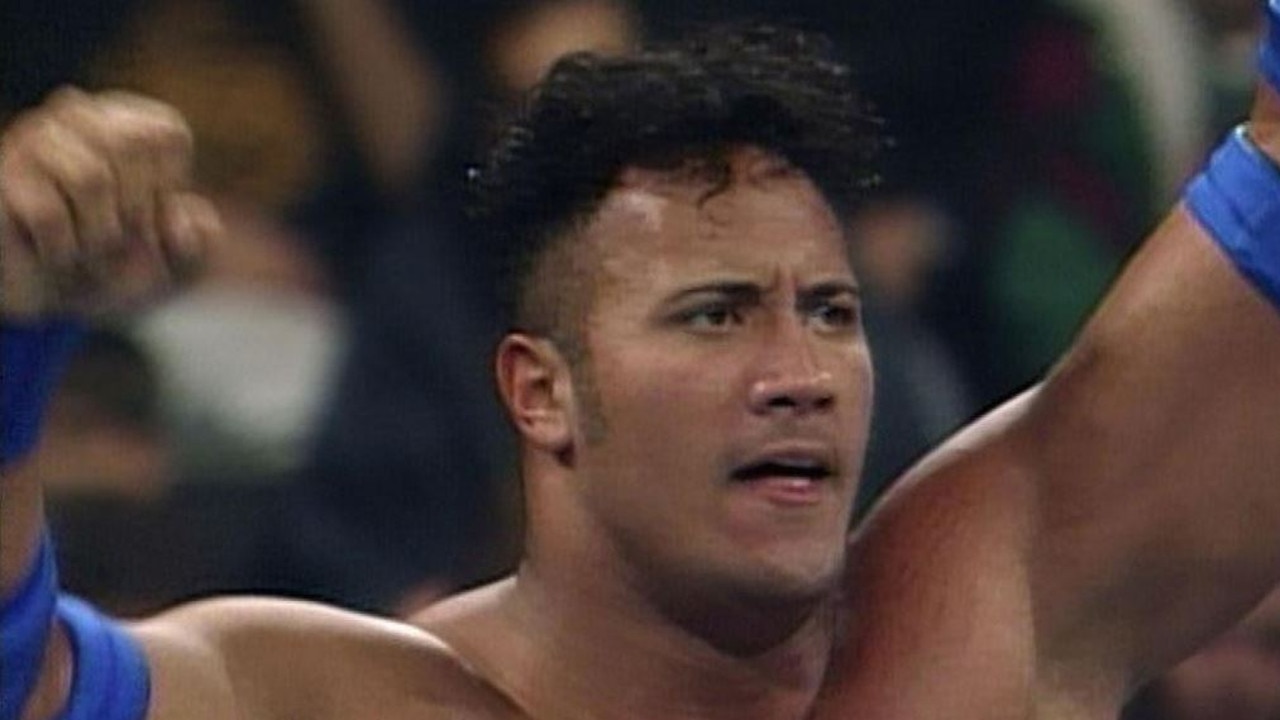 The Rock WWE debut Dwayne Johnson commentates first match video