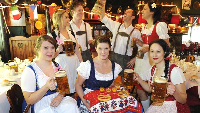 Oktoberfest fun at The Cuckoo in 2012.