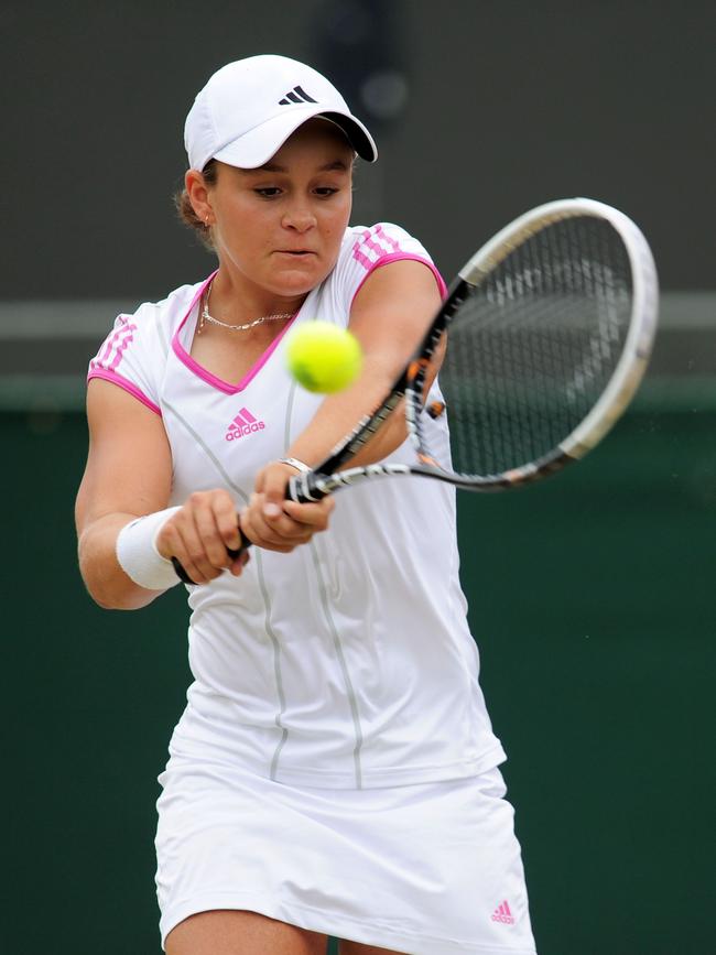 Barty in action during the final. Picture: Getty Images