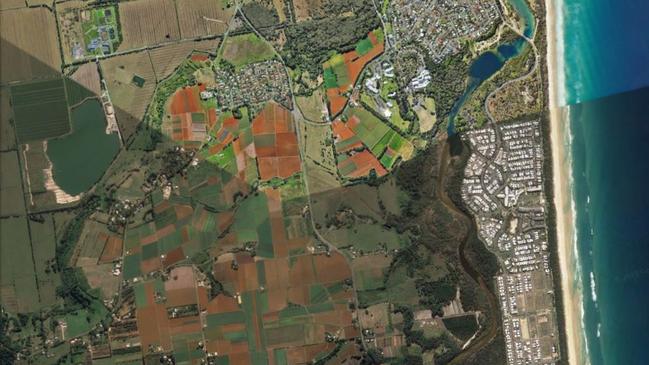 Tweed Hospital proposed sites maps. 