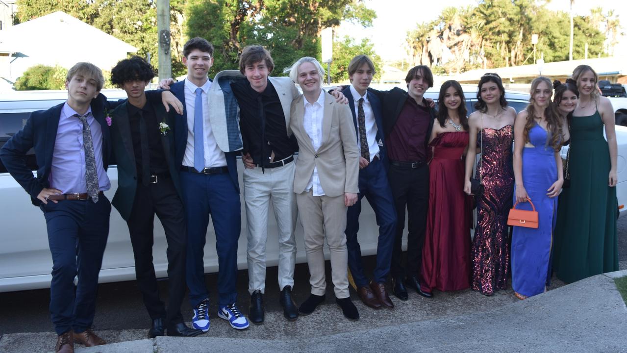 The Limo Gang at the Sunshine Coast Grammar School formal on November 17. Picture: Sam Turner