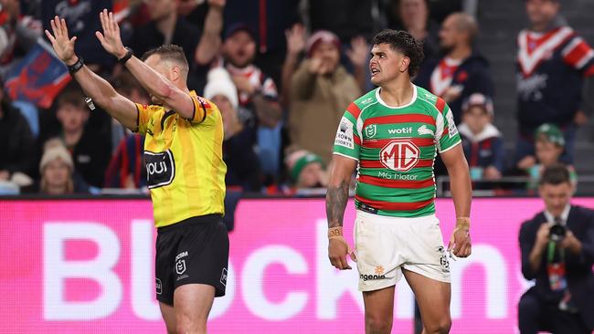 Latrell Mitchell has been binned eight times in his career. Picture: Getty