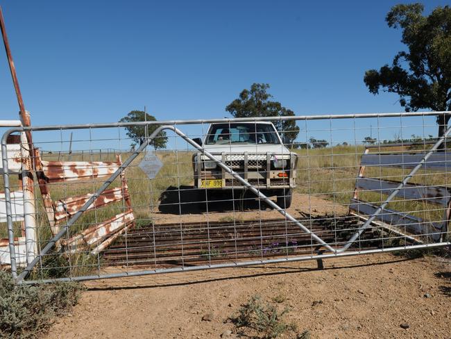 The gate that was bumped. Picture: David Doyle for news.com.au