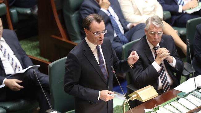 Opposition Leader Michael O'Brien in parliament last year. Picture: David Crosling (AAP)