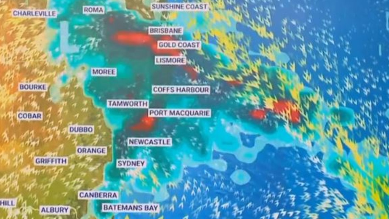 NSW and QLD: East Coast to be battered by severe storms | news.com.au ...