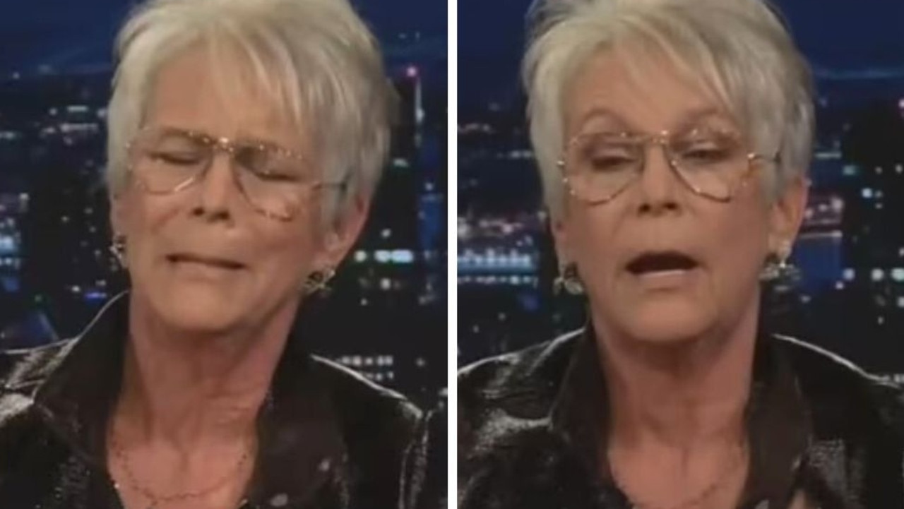 Jamie Lee Curtis breaks down mid-interview