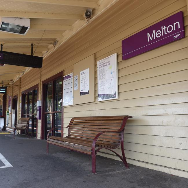 The illegal and dangerous dumping took place west of Melton train station. Picture: Kylie Else