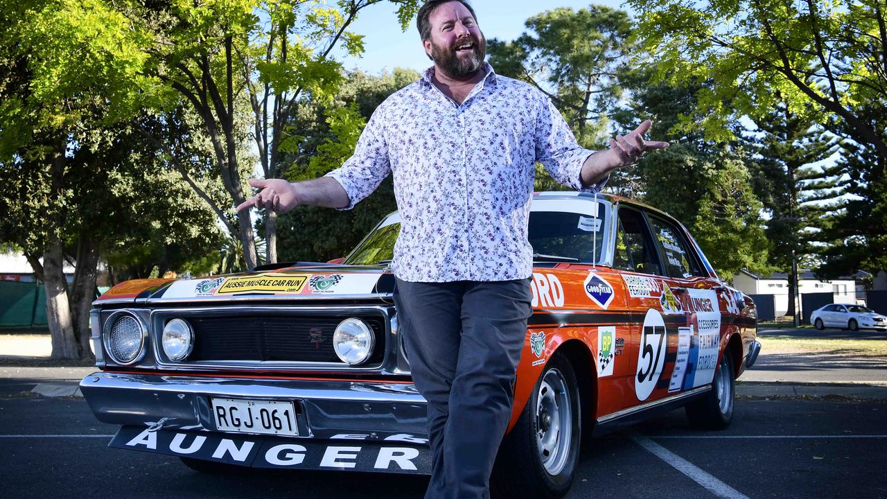 Shane Jacobson will be taking part in this year's Aussie Muscle Car Run. Picture: Bianca De Marchi