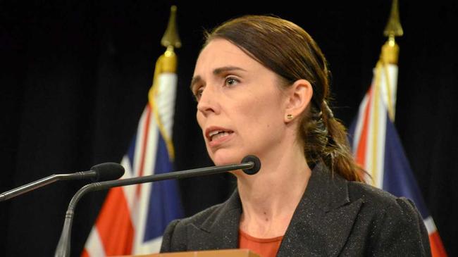 Prime Minister Jacinda Ardern addresses media in Wellington, New Zealand Friday, March 15, 2019. Multiple people have been killed after a gunman opened fire at two mosques in the New Zealand city of Christchurch. (AAP Image/Boris Jancic). Picture: BORIS JANCIC