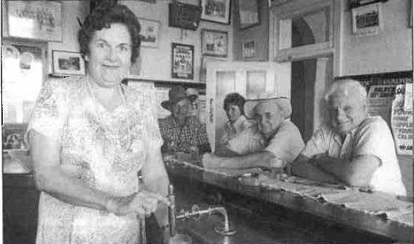 PUB FAVOURITE: Mary Barry owned the Commercial Hotel for 58 years. Picture: FILE