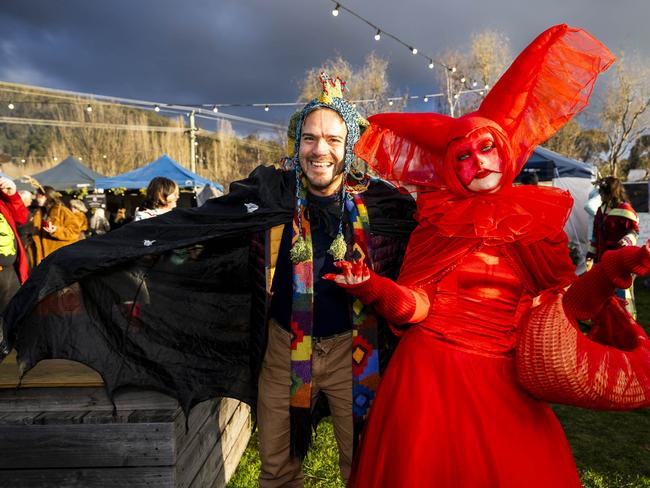 Willie Smith's Midwinter Festival Huonville - Eduardo Gorron andFran Reeve. Picture: Caroline Tan