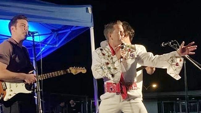 LNP member Jarrod Bleijie climbed back into an Elvis jumpsuit this week.