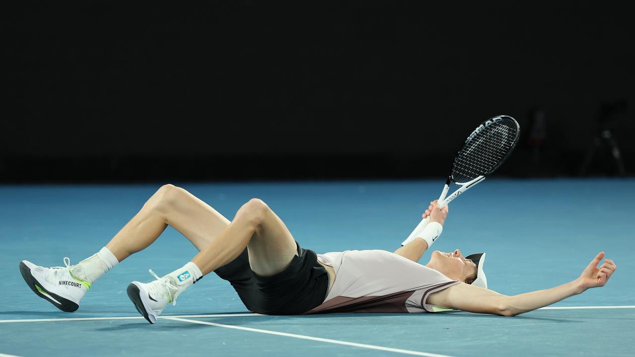 Jannik Sinner has done it! Photo by Cameron Spencer/Getty Images