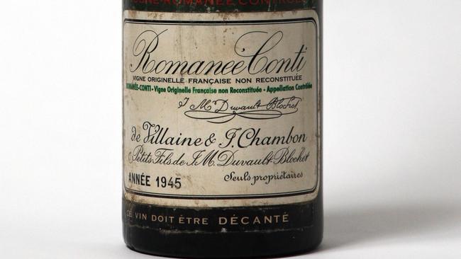 A 1945 Domaine de la Romanee-Conti would set you back $89,510 at Rockpool Bar and Grill in Sydney.