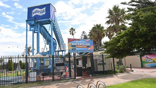 The Semaphore Waterslide is set to be demolished from late October. Picture: Keryn Stevens