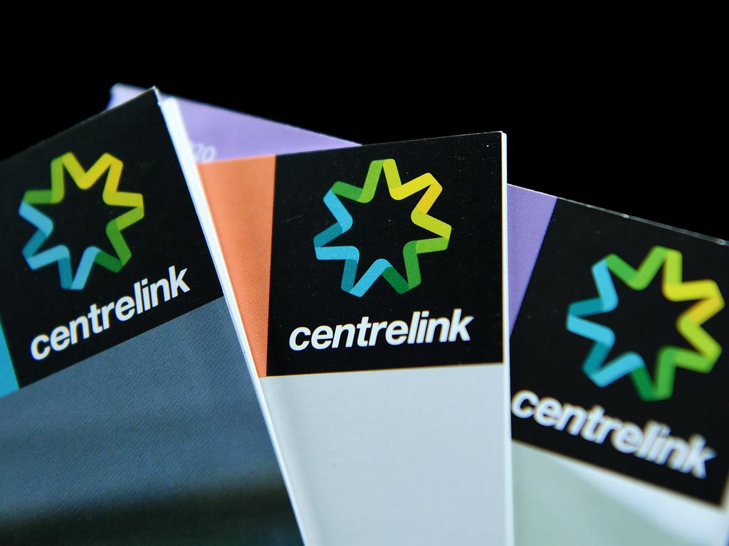 SYDNEY, AUSTRALIA - NewsWire Photos FEBRUARY, 02, 2021: Signage on a Centrelink pamphlet in Sydney. Picture: NCA NewsWire/Joel Carrett