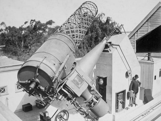 The Great Melbourne Telescope in about 1870. Picture: Museums Victoria