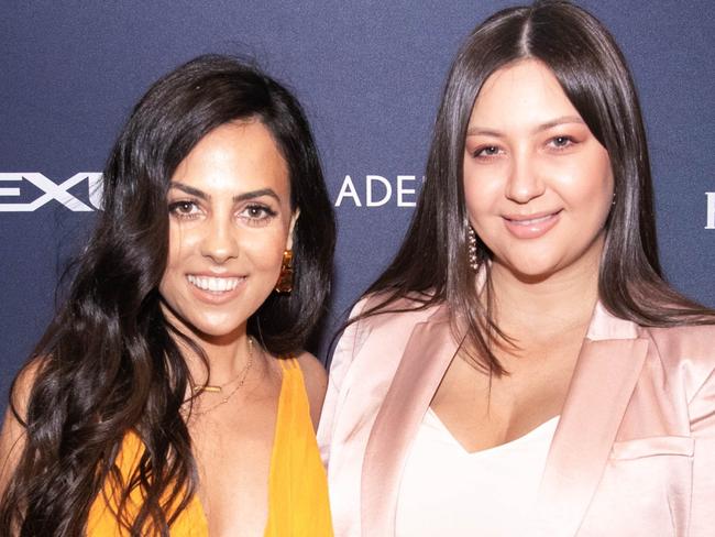 SOCIAL PICS: 2019 Lexus of Adelaide Make-A-Wish Gala Ball at The Hilton Hotel, Adelaide on Saturday, 26th October.  Cassandra Mamone and Veronia Vuong. Picture: Matthew Kroker.