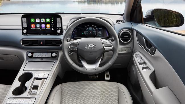 The cabin is nice for Hyundai but lacks the premium feel of a $70,000 car.