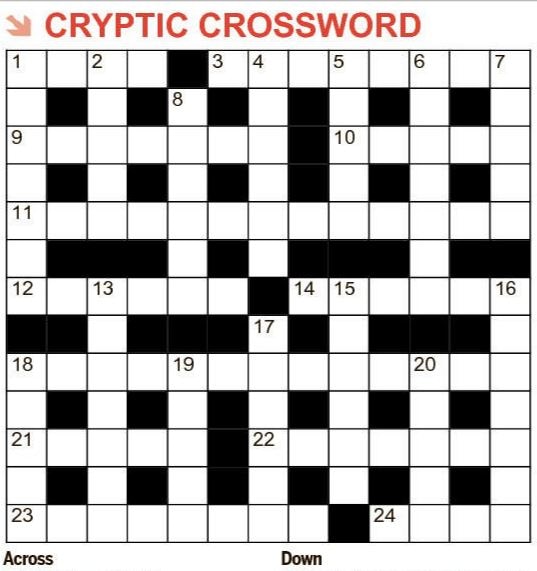 Daily mirror on sale cryptic crossword