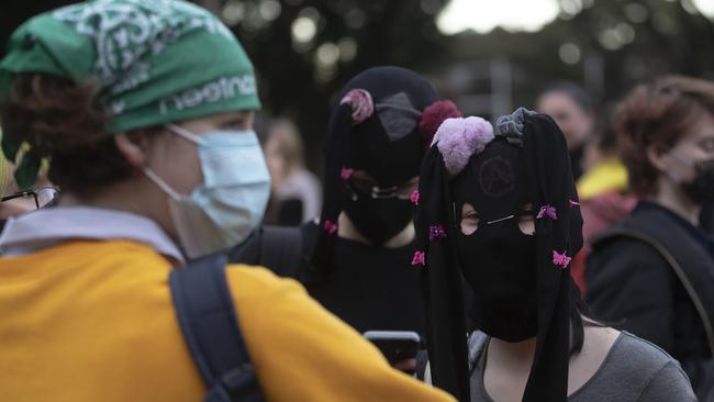 Following the death of George Floyd, Black Lives Matter protests have taken place around the world, including in Sydney, with national marches planned for Saturday. Picture: Brook Mitchell/Getty