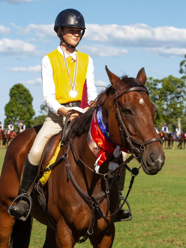 2nd place in the PQC State Showjumping Championships 12 and Under 80cm class.